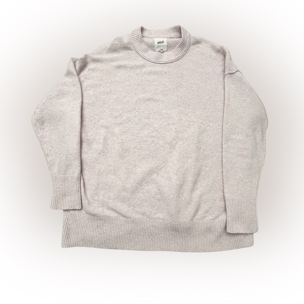 Women’s Aerie Light Pink Crewneck Sweater Size M